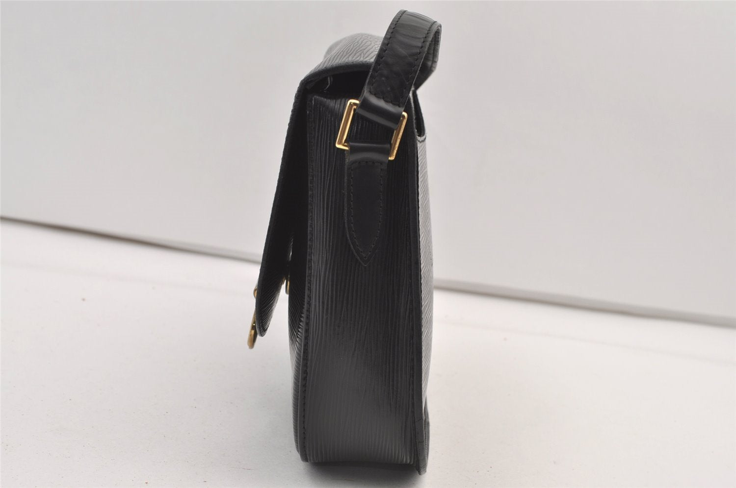 Auth Louis Vuitton Epi Saint Cloud GM Shoulder Cross Body Bag M52192 Black 9460J