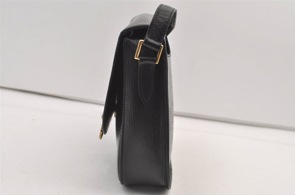 Auth Louis Vuitton Epi Saint Cloud GM Shoulder Cross Body Bag M52192 Black 9460J