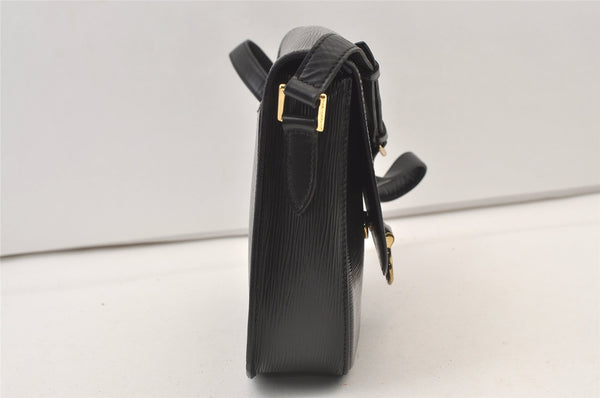 Auth Louis Vuitton Epi Saint Cloud GM Shoulder Cross Body Bag M52192 Black 9460J