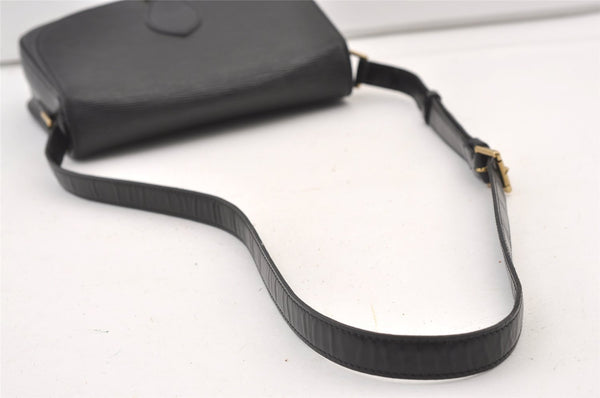 Auth Louis Vuitton Epi Saint Cloud GM Shoulder Cross Body Bag M52192 Black 9460J