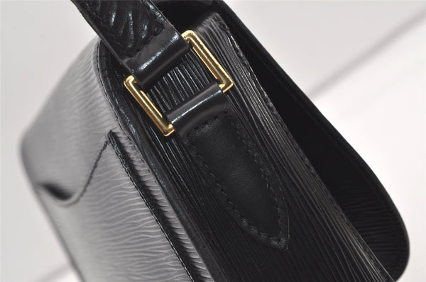 Auth Louis Vuitton Epi Saint Cloud GM Shoulder Cross Body Bag M52192 Black 9460J