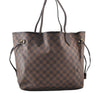 Authentic Louis Vuitton Damier Neverfull MM Shoulder Tote Bag N51105 LV 9463I