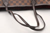 Authentic Louis Vuitton Damier Neverfull MM Shoulder Tote Bag N51105 LV 9463I