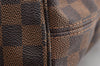 Authentic Louis Vuitton Damier Neverfull MM Shoulder Tote Bag N51105 LV 9463I