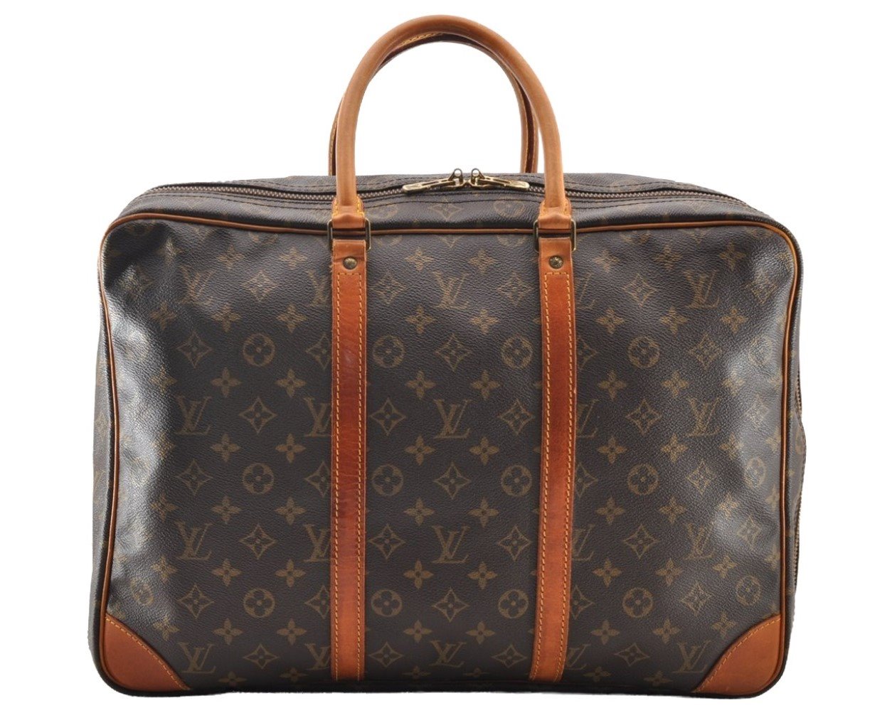 Authentic Louis Vuitton Monogram Sirius 45 Travel Boston Bag M41408 LV 9464I