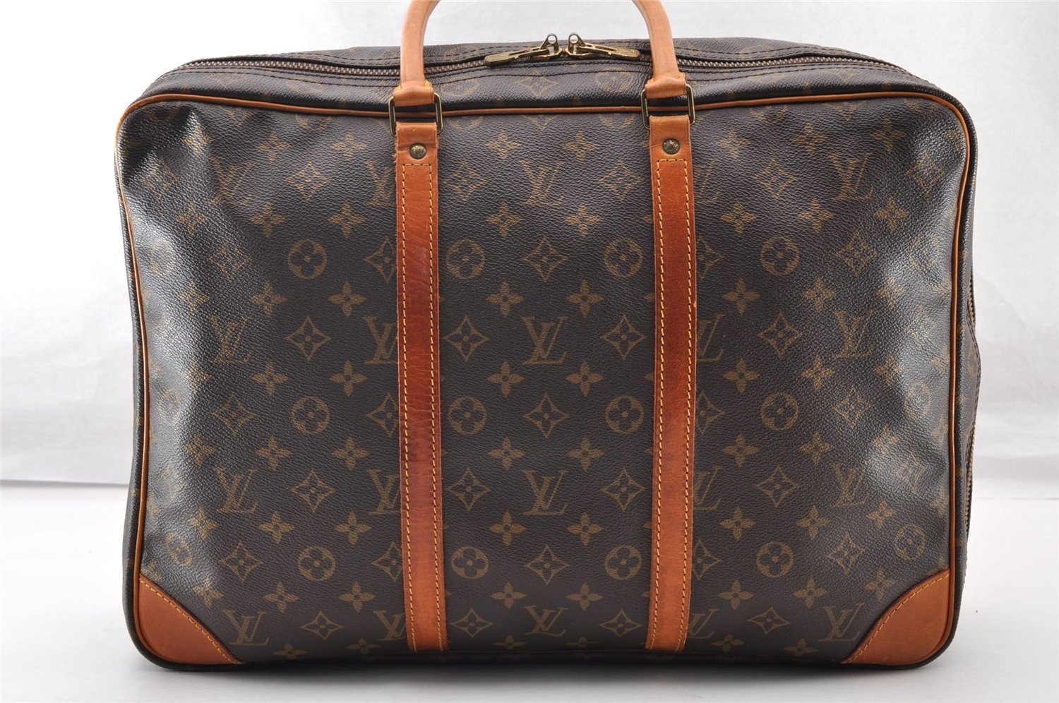 Authentic Louis Vuitton Monogram Sirius 45 Travel Boston Bag M41408 LV 9464I