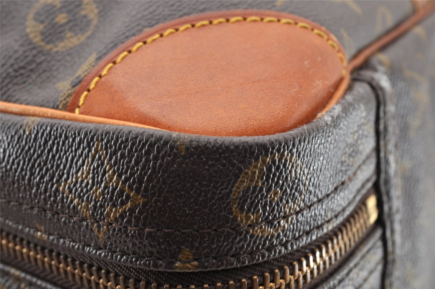 Authentic Louis Vuitton Monogram Sirius 45 Travel Boston Bag M41408 LV 9464I