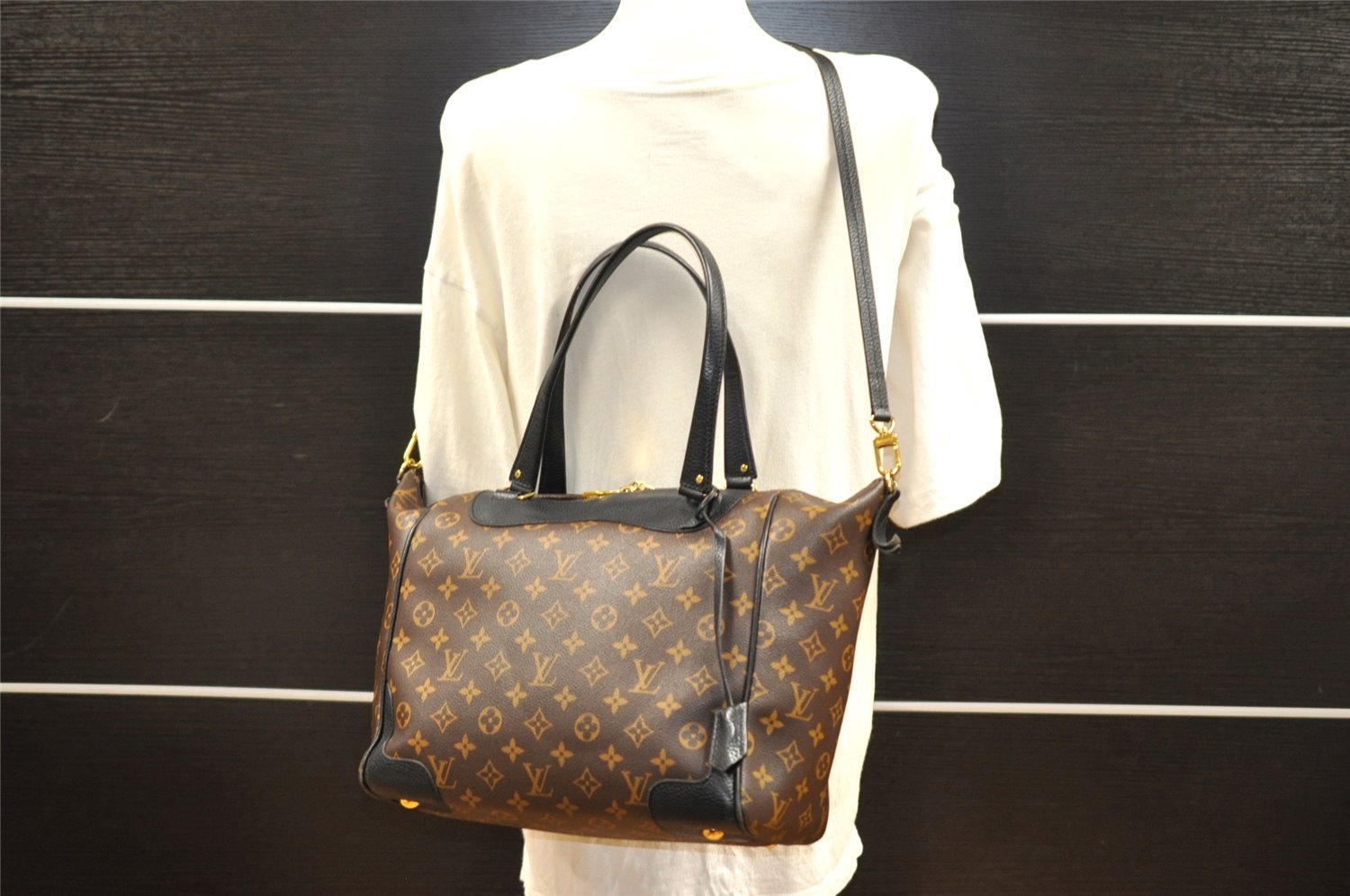 Authentic Louis Vuitton Monogram Estrela 2Way Shoulder Tote Bag M51192 LV 9465I