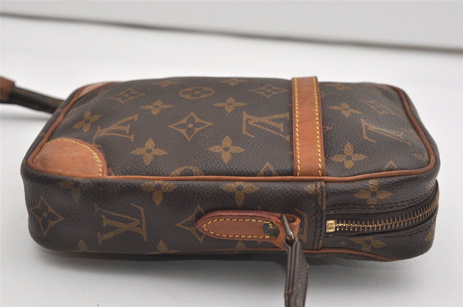 Authentic Louis Vuitton Monogram Danube Shoulder Cross Body Bag M45266 LV 9466I