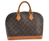 Authentic Louis Vuitton Monogram Alma Hand Bag Purse M51130 LV 9466J