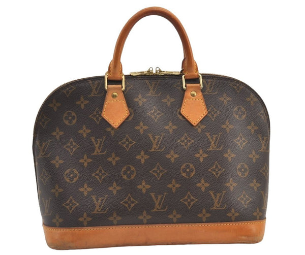 Authentic Louis Vuitton Monogram Alma Hand Bag Purse M51130 LV 9466J