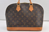 Authentic Louis Vuitton Monogram Alma Hand Bag Purse M51130 LV 9466J