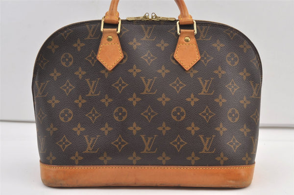 Authentic Louis Vuitton Monogram Alma Hand Bag Purse M51130 LV 9466J