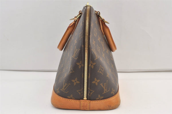 Authentic Louis Vuitton Monogram Alma Hand Bag Purse M51130 LV 9466J