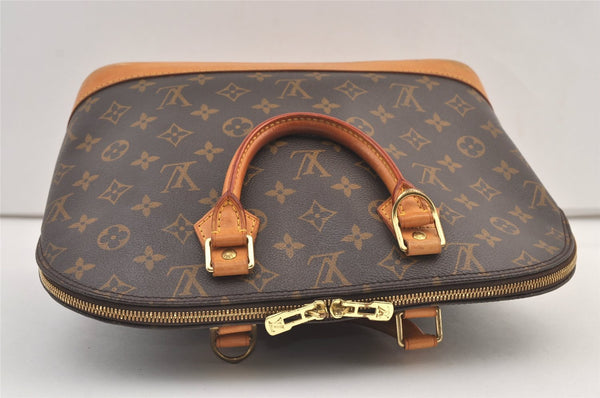 Authentic Louis Vuitton Monogram Alma Hand Bag Purse M51130 LV 9466J