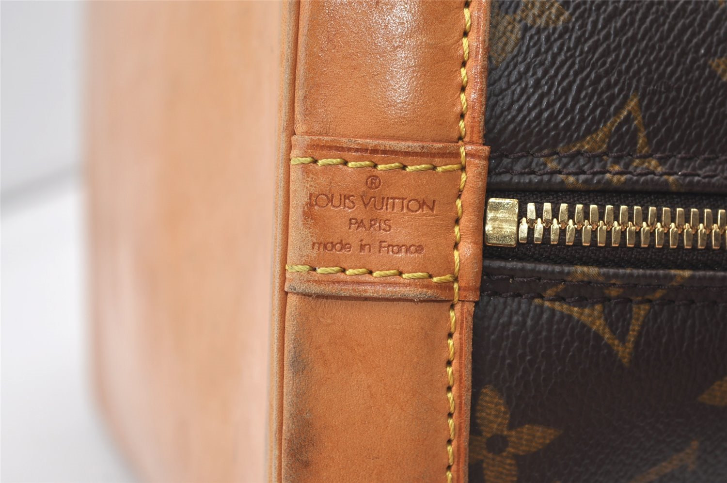 Authentic Louis Vuitton Monogram Alma Hand Bag Purse M51130 LV 9466J