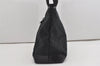 Authentic GUCCI Vintage Shoulder Tote Bag GG Canvas Leather 34339 Black 9467I