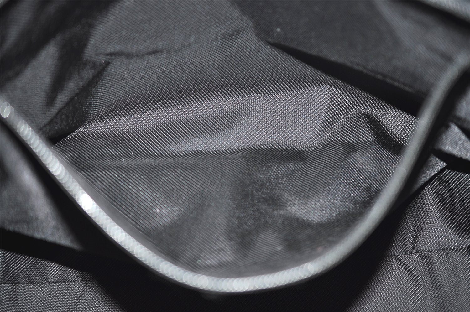 Authentic GUCCI Vintage Shoulder Tote Bag GG Canvas Leather 34339 Black 9467I