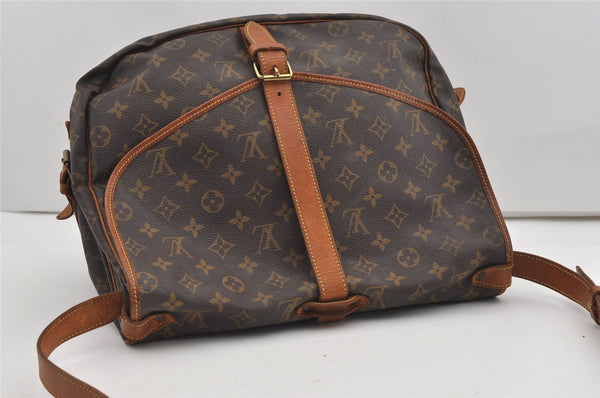 Authentic Louis Vuitton Monogram Saumur 35 Shoulder Cross Bag M42254 LV 9468I