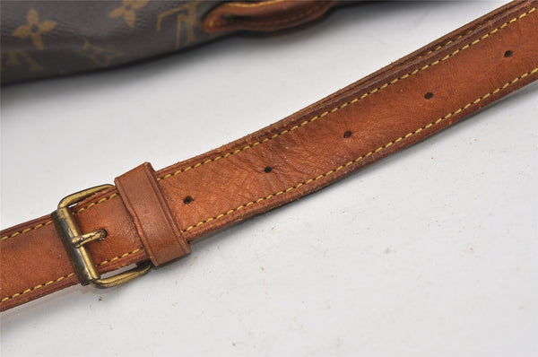 Authentic Louis Vuitton Monogram Saumur 35 Shoulder Cross Bag M42254 LV 9468I