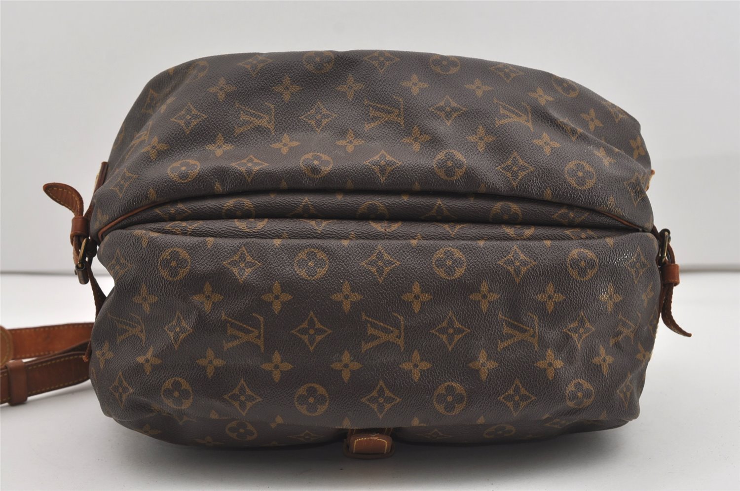 Authentic Louis Vuitton Monogram Saumur 35 Shoulder Cross Bag M42254 LV 9468I