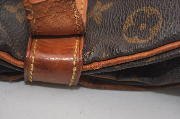 Authentic Louis Vuitton Monogram Saumur 35 Shoulder Cross Bag M42254 LV 9468I
