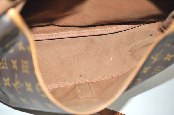 Authentic Louis Vuitton Monogram Saumur 35 Shoulder Cross Bag M42254 LV 9468I