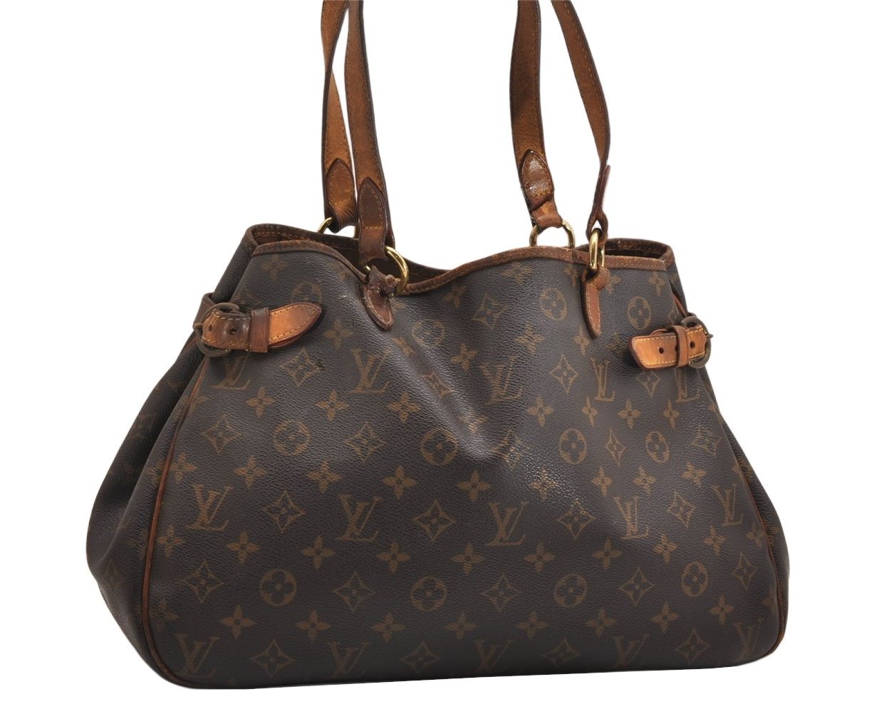 Authentic Louis Vuitton Monogram Batignolles Horizontal Tote Bag M51154 LV 9468J
