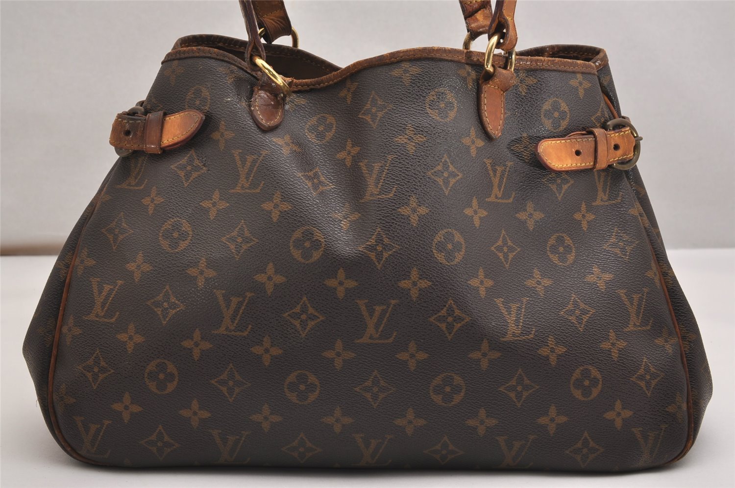 Authentic Louis Vuitton Monogram Batignolles Horizontal Tote Bag M51154 LV 9468J