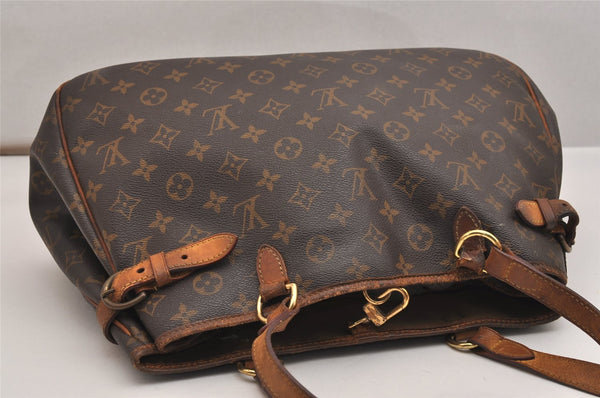 Authentic Louis Vuitton Monogram Batignolles Horizontal Tote Bag M51154 LV 9468J
