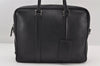 Authentic PRADA Vintage Leather Nappa 2Way Briefcase Business Bag Black 9469I