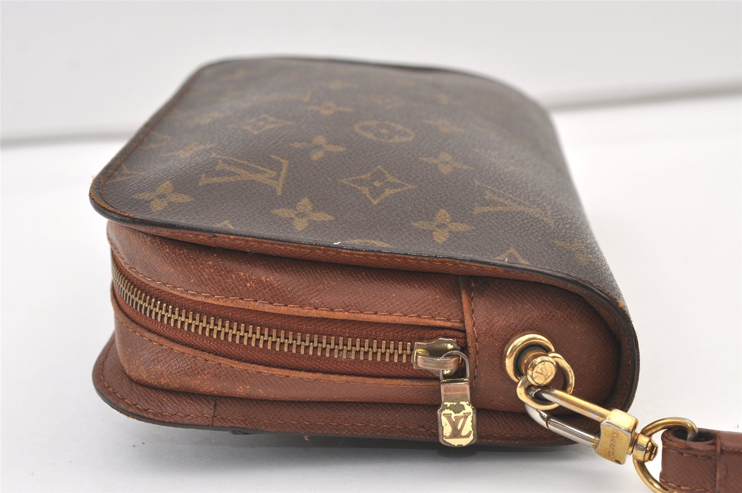 Authentic Louis Vuitton Monogram Orsay Clutch Hand Bag Purse M51790 LV 9469J