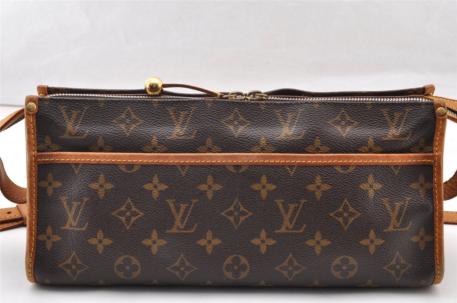 Auth Louis Vuitton Monogram Popincourt Long Shoulder Cross Bag M40008 LV 9470I