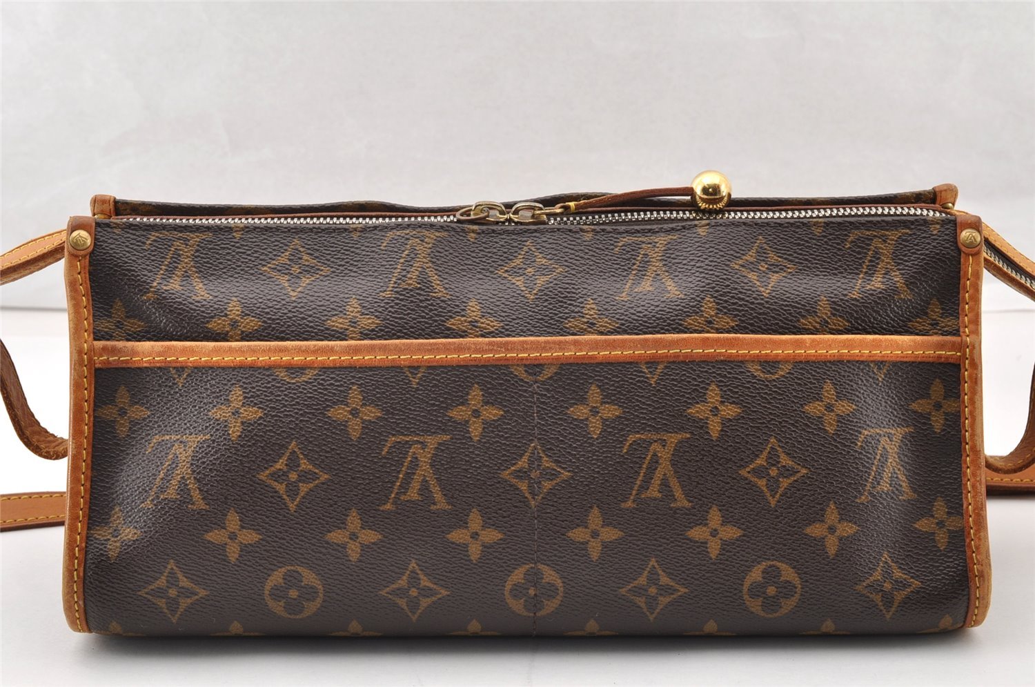Auth Louis Vuitton Monogram Popincourt Long Shoulder Cross Bag M40008 LV 9470I