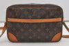 Authentic Louis Vuitton Monogram Trocadero 27 Shoulder Cross Bag M51274 LV 9471I