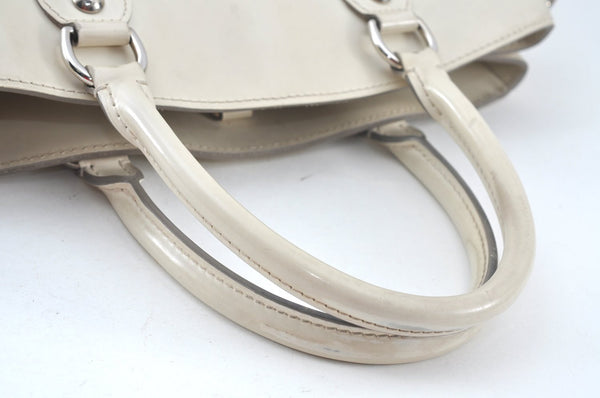 Authentic Louis Vuitton Epi Passy PM Hand Bag Purse White M5926J LV 9472I