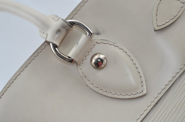 Authentic Louis Vuitton Epi Passy PM Hand Bag Purse White M5926J LV 9472I