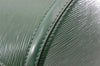 Authentic Louis Vuitton Epi Cluny Shoulder Bag Purse Green M52254 LV 9473I