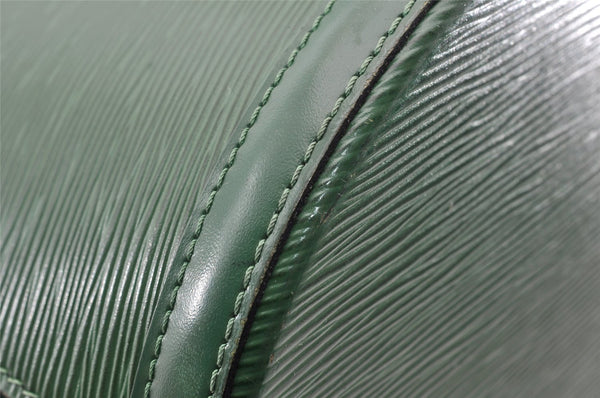 Authentic Louis Vuitton Epi Cluny Shoulder Bag Purse Green M52254 LV 9473I