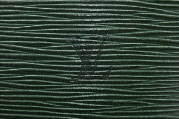 Authentic Louis Vuitton Epi Cluny Shoulder Bag Purse Green M52254 LV 9473I