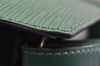 Authentic Louis Vuitton Epi Cluny Shoulder Bag Purse Green M52254 LV 9473I