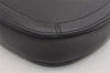 Authentic GUCCI Vintage Shoulder Bag Purse Leather 0014141 Black 9474I