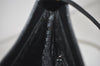 Authentic GUCCI Vintage Shoulder Bag Purse Leather 0014141 Black 9474I