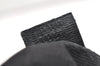 Authentic GUCCI Vintage Shoulder Bag Purse Leather 0014141 Black 9474I