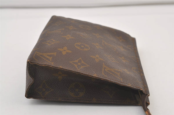 Auth Louis Vuitton Monogram Poche Toilette 19 Cosmetics Pouch Old Model LV 9475J