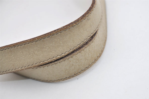 Authentic GUCCI Abbey Shoulder Tote Bag GG Canvas Leather 130736 Brown 9476I