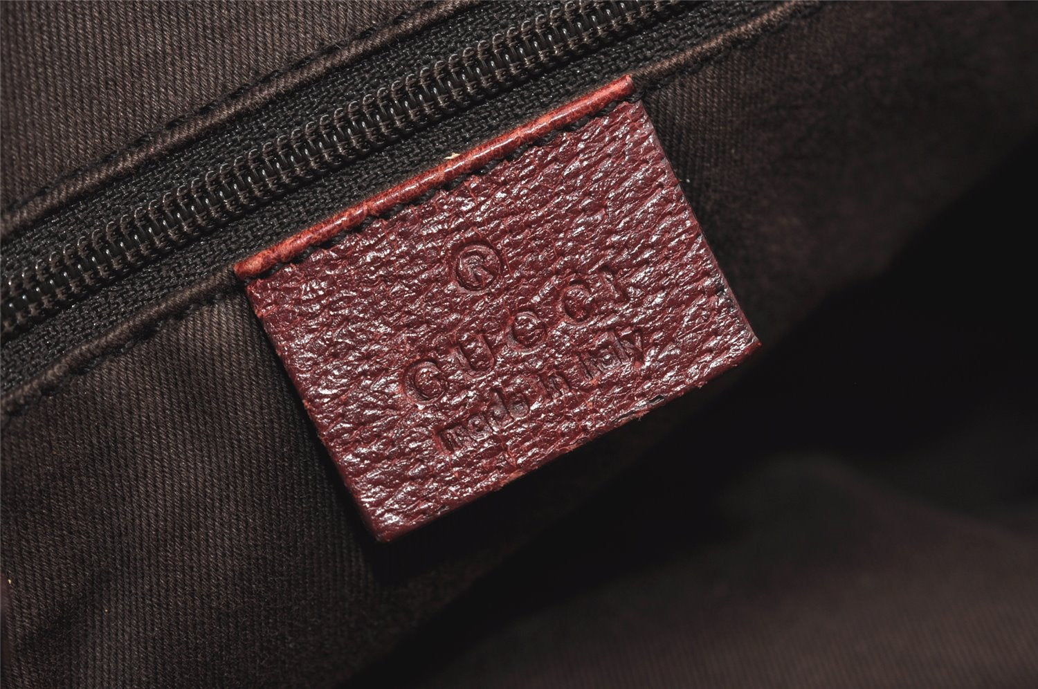 Authentic GUCCI Vintage Shoulder Tote Bag GG Canvas Leather 113019 Brown 9477I