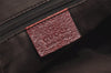 Authentic GUCCI Vintage Shoulder Tote Bag GG Canvas Leather 113019 Brown 9477I