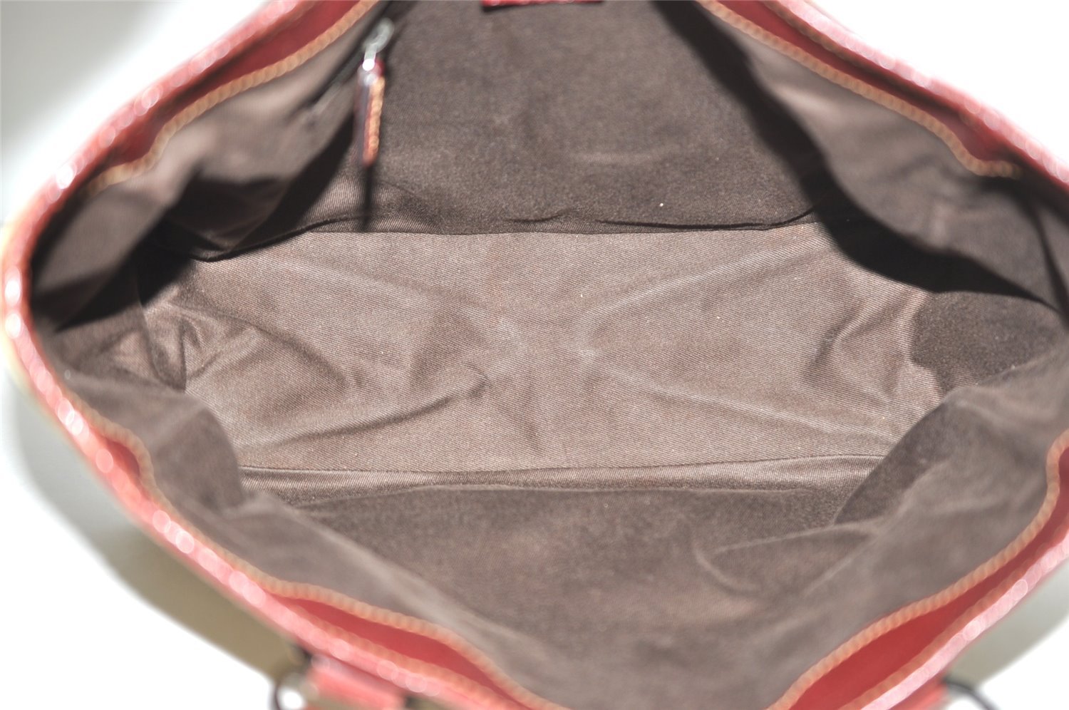 Authentic GUCCI Vintage Shoulder Tote Bag GG Canvas Leather 113019 Brown 9477I