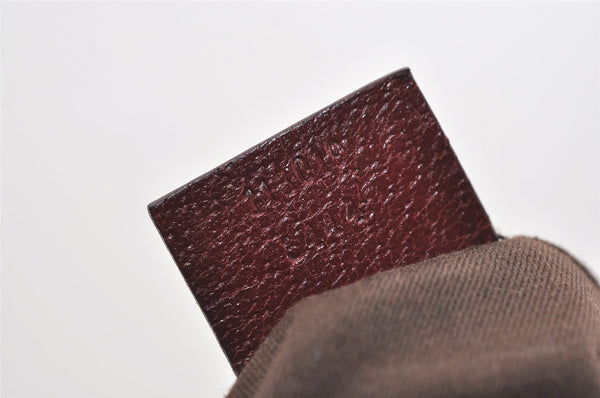 Authentic GUCCI Vintage Shoulder Tote Bag GG Canvas Leather 113019 Brown 9477I